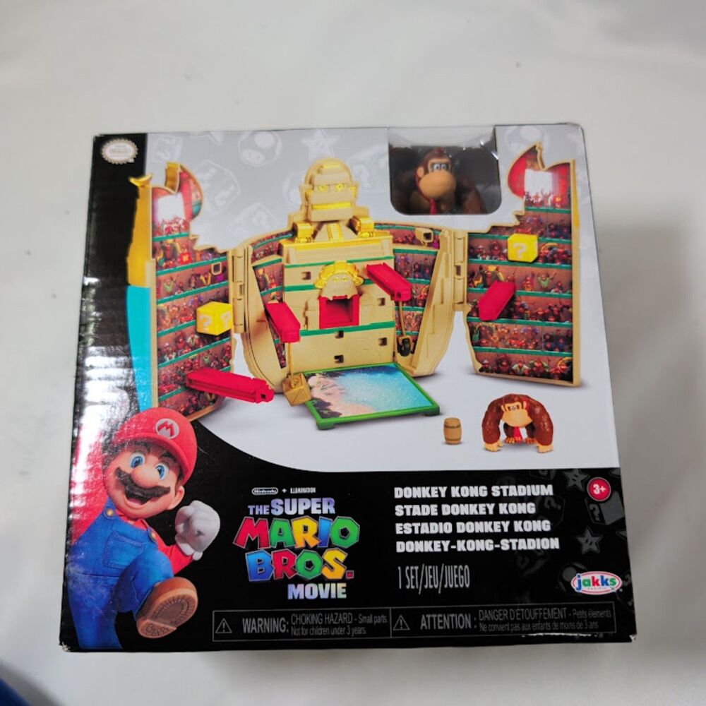 Super Mario Bros Movie Donkey Kong Stadium Playset JAKKS Pacific NEW Sealed